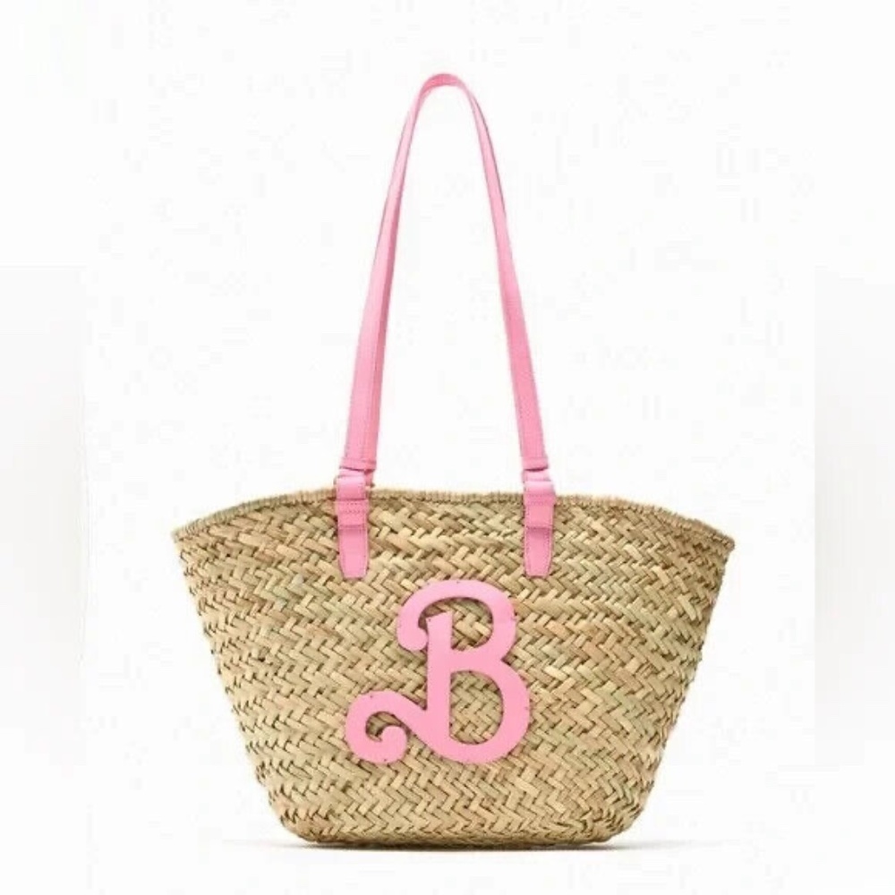 Barbie The Movie Rafia Bag Straw-Zara